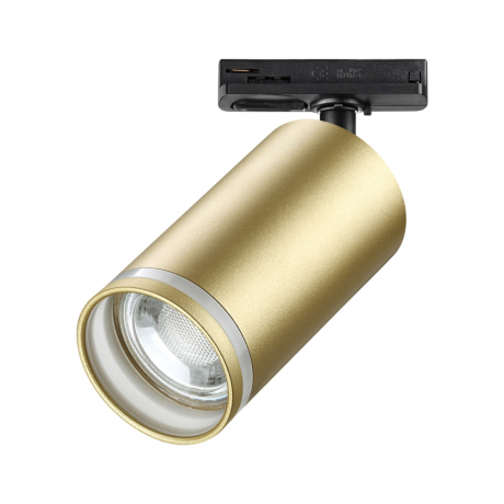 Однофазный светильник для шинопровода с лампочкой Novotech 370878+Lamps 