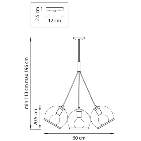 Подвесная люстра Sferico Lightstar с поддержкой Алисы, 729071 