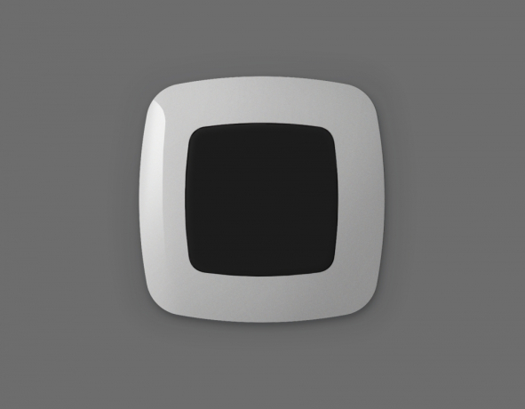 Лицевая панель OMEGA (Черный матовый) заглушка для суппорта QUANT OP8160 