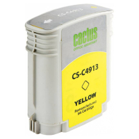 Картридж струйный CACTUS (CS-C4913) для плоттеров HP DesignJet 500/510/800, желтый (361858)