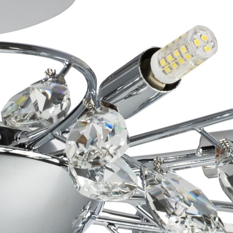 Люстра потолочная управляемая Салютом 10987-720694 