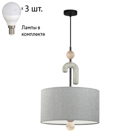 Подвесная люстра с лампочками Odeon 5410/3+Lamps 