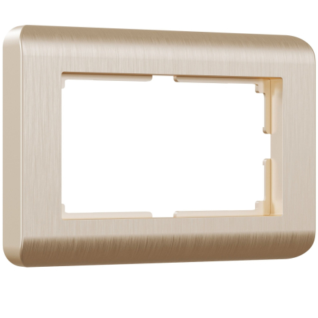 Рамка для двойной розетки (шампань) Werkel W0082111