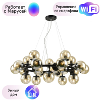Подвесная люстра Arte Lamp с поддержкой Маруся A1664SP-25BK-М