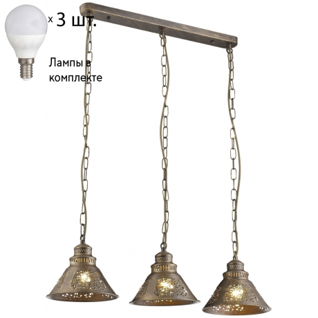 Подвесной светильник с лампочками Velante 308-603-03+Lamps 