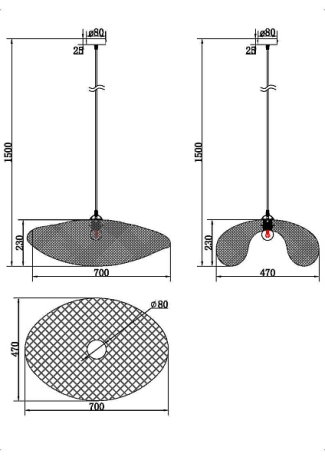 Подвесной светильник Freya Wavy FR5243PL-01BR9 