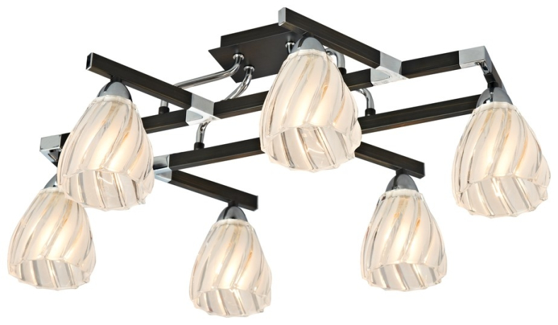 Потолочная люстра Velante с поддержкой Маруся 284-107-06-М 