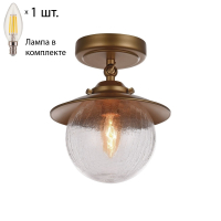 Потолочный светильник с лампочкой Favourite Farola 2027-1U+Lamps E14 Свеча
