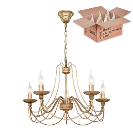 Люстра с лампочками F-Promo Chateau 2163-5P+Lamps 