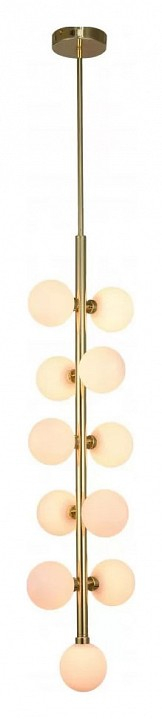 Люстра на штанге iLamp Golden 777P/11 GL-WH