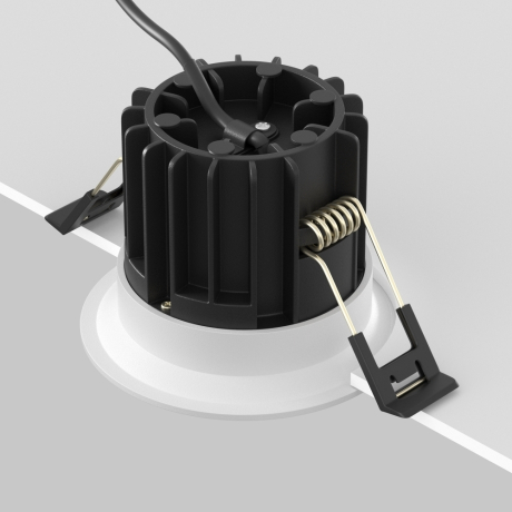 Встраиваемый светильник Technical DL058-12W-DTW-W Round 