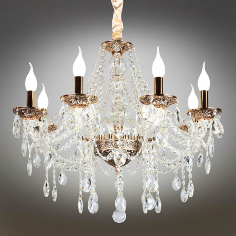 Люстра подвесная с лампочками Omnilux OML-74803-08+Lamps 