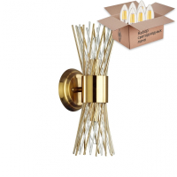 Бра с лампочками Odeon Light Orta 4839/2W+Lamps E14 Свеча