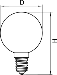 Филаментная лампа E27 6W 3000K (теплый) G50 LED Lightstar 933822