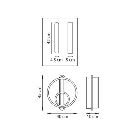 Накладной светильник Lightstar Undine 738667 