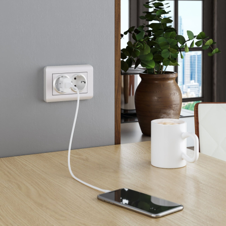 Рамка для двойной розетки (перламутровый) Werkel W0082113