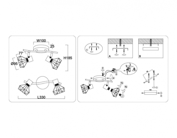 Спот Ambrella Light TR TR8656 