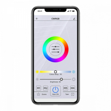 Светодиодная люстра с поддержкой ''Алиса'' и пультом Citilux Стратус Смарт CL732A660GS 