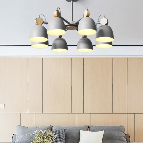 Люстра на штанге Rolla 3 Gray ImperiumLoft ROLLA01 (101991-26) 