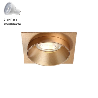 Светильник точечный с Led лампочками в комплекте CRYSTAL LUX CLT 044C GO+Lamps