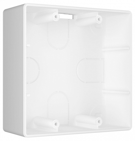 Короб накладной для силовой розетки Werkel белый W1199201