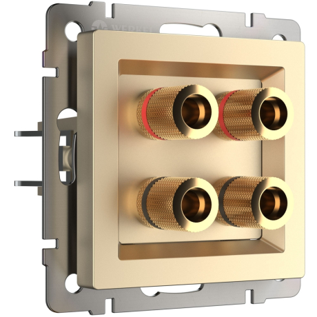 Розетка акустическая без рамки Werkel шампань W1185011