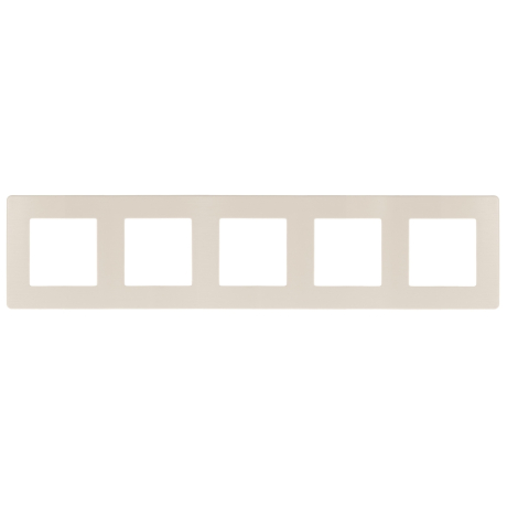 Рамка 5-постовая ЭРА 12 сатин слоновая кость 12-5105-02 Б0052540