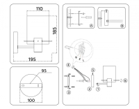 Бра Ambrella Light HIGH LIGHT LH57045