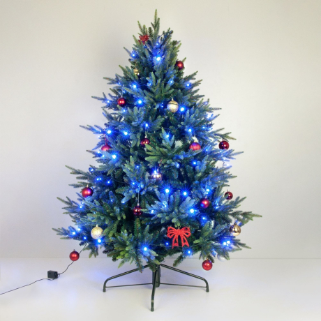 5м. Гирлянда нить голубой свет IP20 Eurosvet 400-001 (a044249)