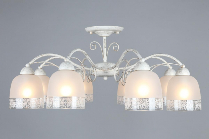 Люстра потолочная со светодиодными лампочками E14, комплект от Lustrof. №118870-656581 