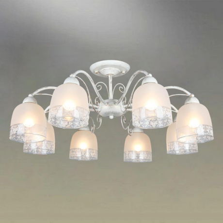 Люстра потолочная со светодиодными лампочками E14, комплект от Lustrof. №118870-656581 