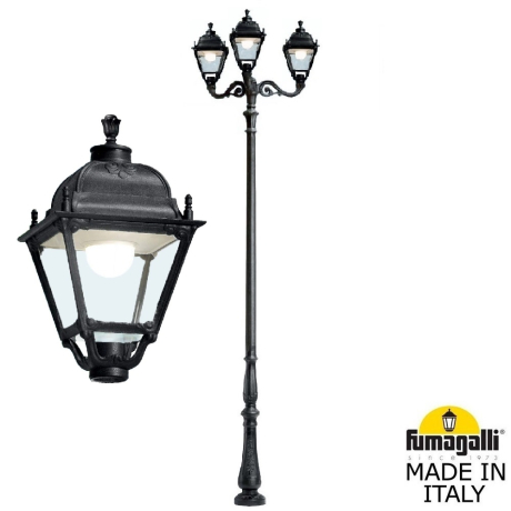 Парковый фонарь Fumagalli HOREB ADAM/Simon 3L U33.208.M30.AXH27