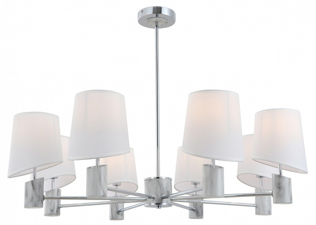 Люстра на штанге Indigo Sereno 13034/8R Chrome