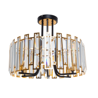 Потолочная люстра в спальню с 6 LED лампами. Комплект от Lustrof №367626-709144