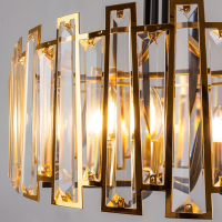 Потолочная люстра в спальню с 6 LED лампами. Комплект от Lustrof №367626-709144