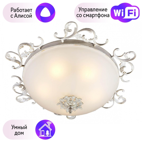 Светильник с поддержкой Алисы потолочный Omnilux OML-76517-05-A 