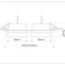 Встраиваемый светильник Ambrella Light TN TN52423 