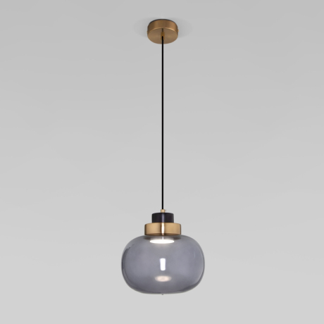 Подвесной светодиодный светильник Jeffry Eurosvet 50241/1 LED дымчатый 