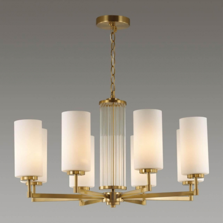 Люстра подвесная со светодиодными лампочками E27, комплект от Lustrof. №384133-644042 