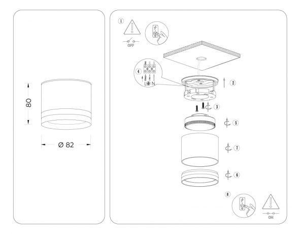 Накладной светильник Ambrella Light TN TN6572 