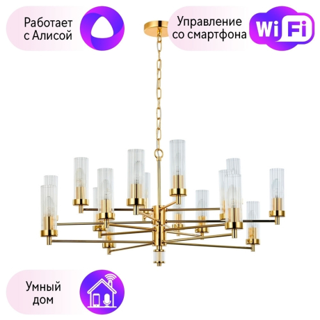 Подвесная люстра Favourite Aesthetic с поддержкой Алиса 2673-16P-A 