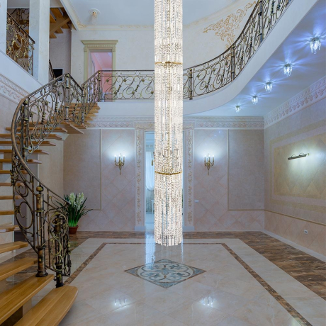 Потолочная люстра хрустальная Arti Lampadari Lazio E 1.9.25.501 N 