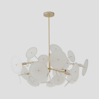 Люстра на штанге Crystal Lux DANDELION SP10 GOLD