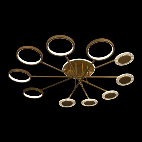 Потолочная светодиодная люстра Loft IT Megan 10164M Gold 