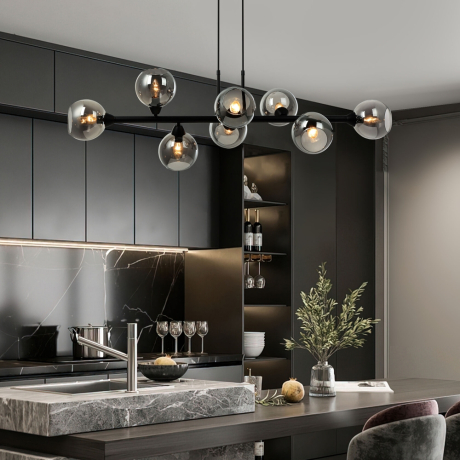 Подвесной светильник Eurosvet Roger 70113/8 дымчатый 