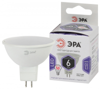 Лампочка светодиодная ЭРА STD LED MR16-6W-860-GU5.3 GU5.3 6Вт софит холодный белый свет Б0049069
