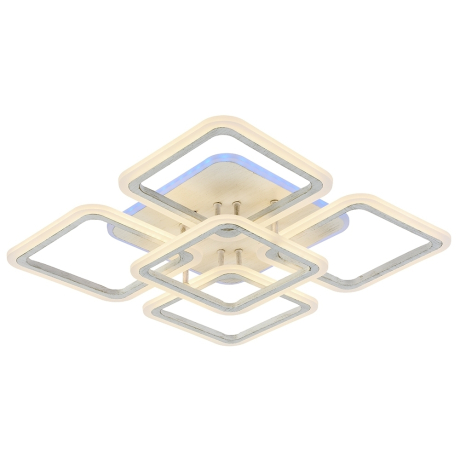 Нарушена упаковка!  <334029> Светодиодная диммируемая люстра с ПДУ Profit Light 8075/4+1 PGD 140W+10W RGB