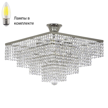 Потолочная люстра с лампочками Arti Lampadari Rozzano E 1.5.40.600 N+Lamps 