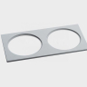 Рамка на 2 светильника Italline IT06-6016 IT06-6016 white FR2 