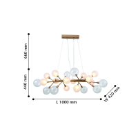 2515-12P Подвесная люстра Favourite Babylon